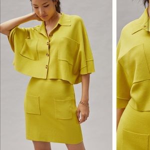 ANTHROPOLOGIE Patch Pocket Skirt Set